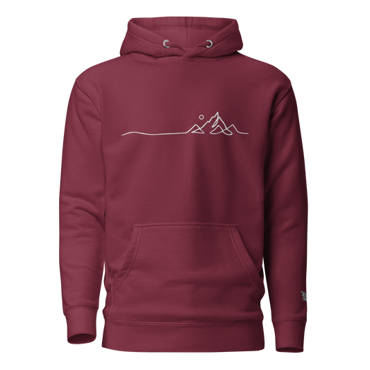 Minimalist Mountain Hoodie