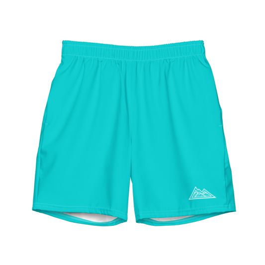 Men's Turquoise Recycled Swim Trunks