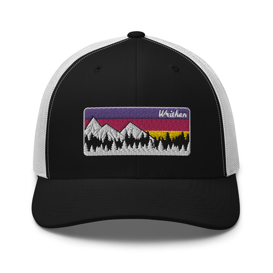 The Whiteout Sunset Trucker Hat