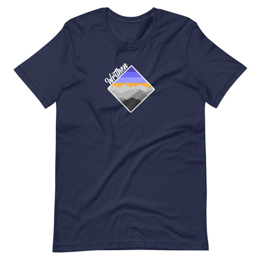 Color Blocked Mountain Sunrise Tee